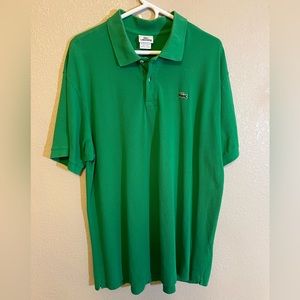 Two Lacoste Polo Bundle Green & Black, Size XL